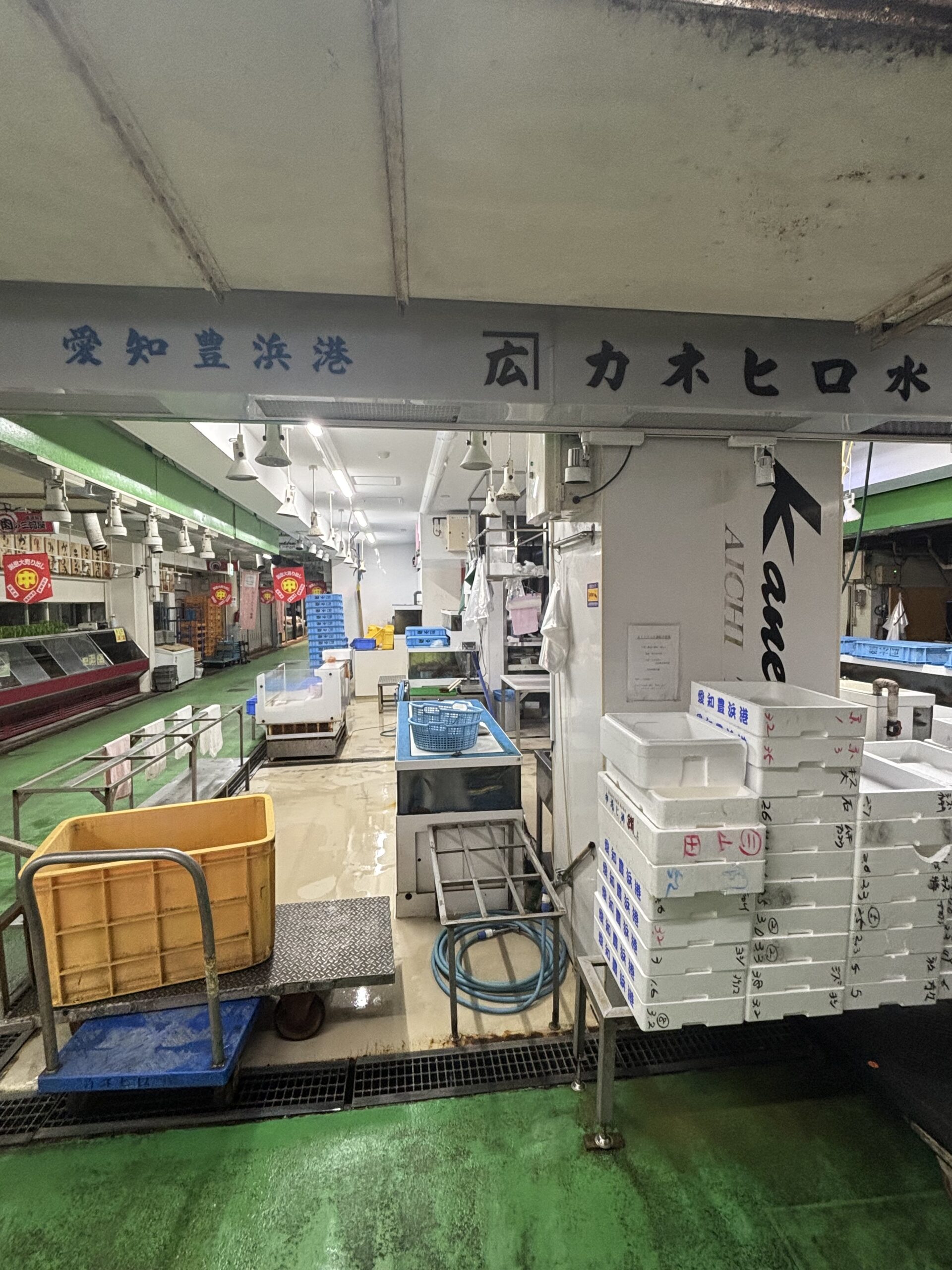 柳橋市場の地元の新鮮な魚